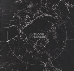 Кварцвиниловые полы Forbo Allura Material 63544DR7 black marble circle фото 1 | FLOORDEALER
